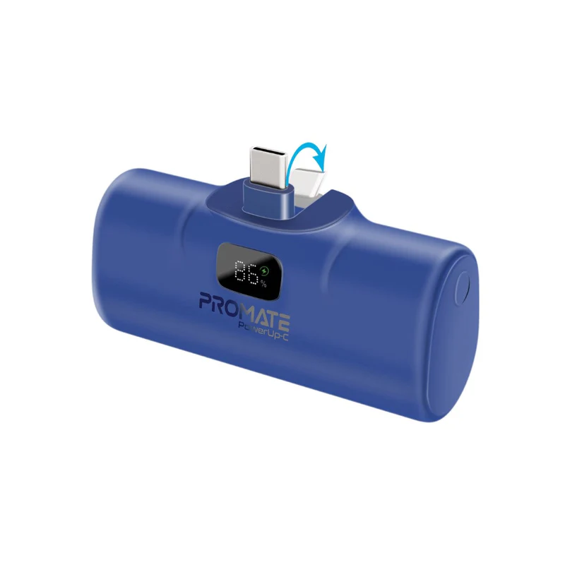 Promate Power Bank Fast Charging 5000mah Blue