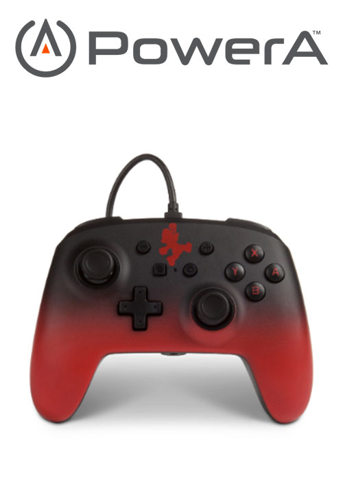 PowerA Nintendo Switch Enhanced Wired Controller - Mario Fade