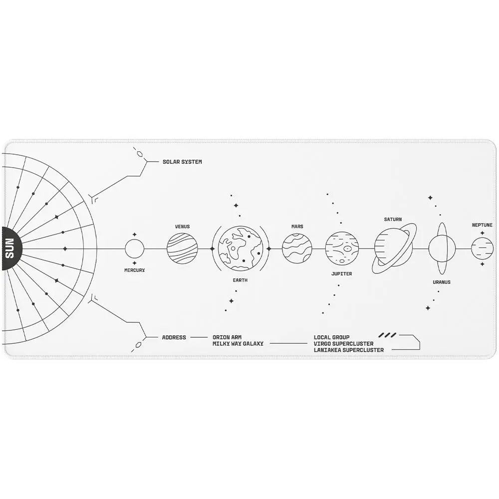 Dark Project Nova Mouse Pad (XL) White