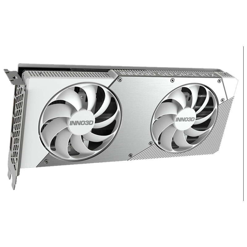 Nvidia INNO3D X2 OC GeForce RTX 5070 12GB GDDR7 Graphics Card - White