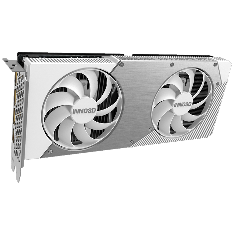 Nvidia INNO3D Twin X2 OC GeForce RTX 5060 8GB GDDR7 Graphics Card - White
