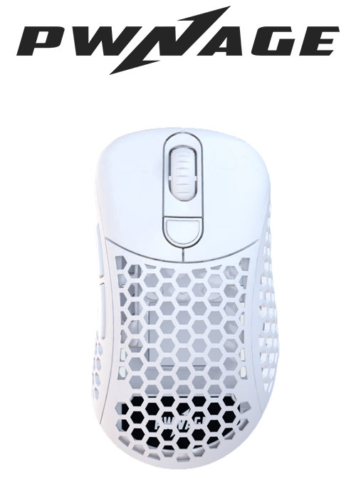 Pwnage Ultra Custom Wireless Gaming Mouse - White