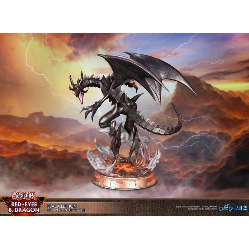 First 4 Figures Yu-Gi-Oh - Red-Eyes B. Dragon Black Edition Figurine