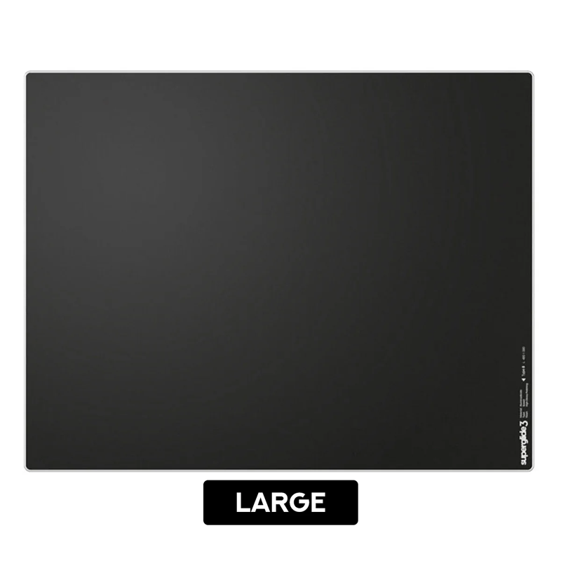 Pulsar Superglide Pad V3 (L) Type-S Glass Mouse Pad Black 