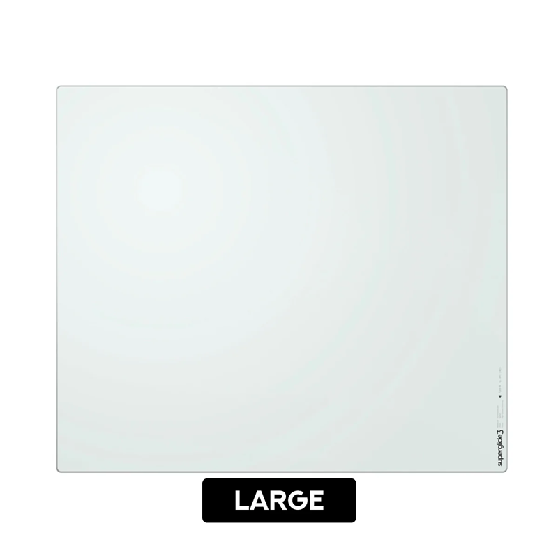 Pulsar Superglide Pad V3 (L) Type-S Glass Mouse Pad White 