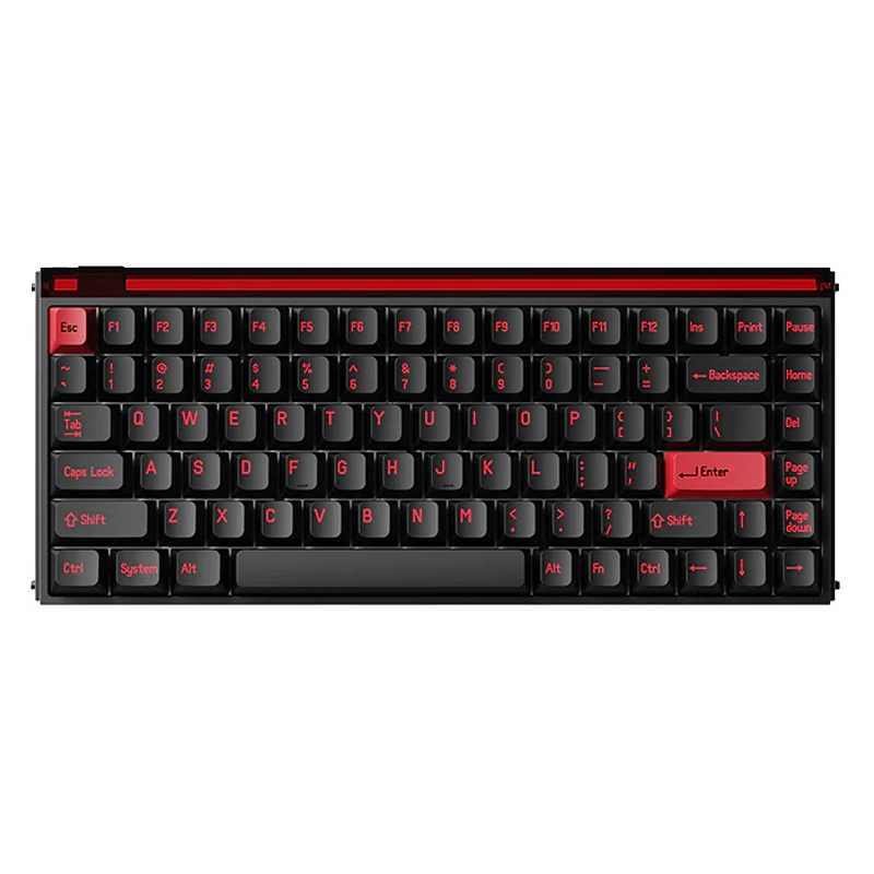 MelGeek MADE84 Wired Gaming Keyboard 84-Key Ultra+ Red 