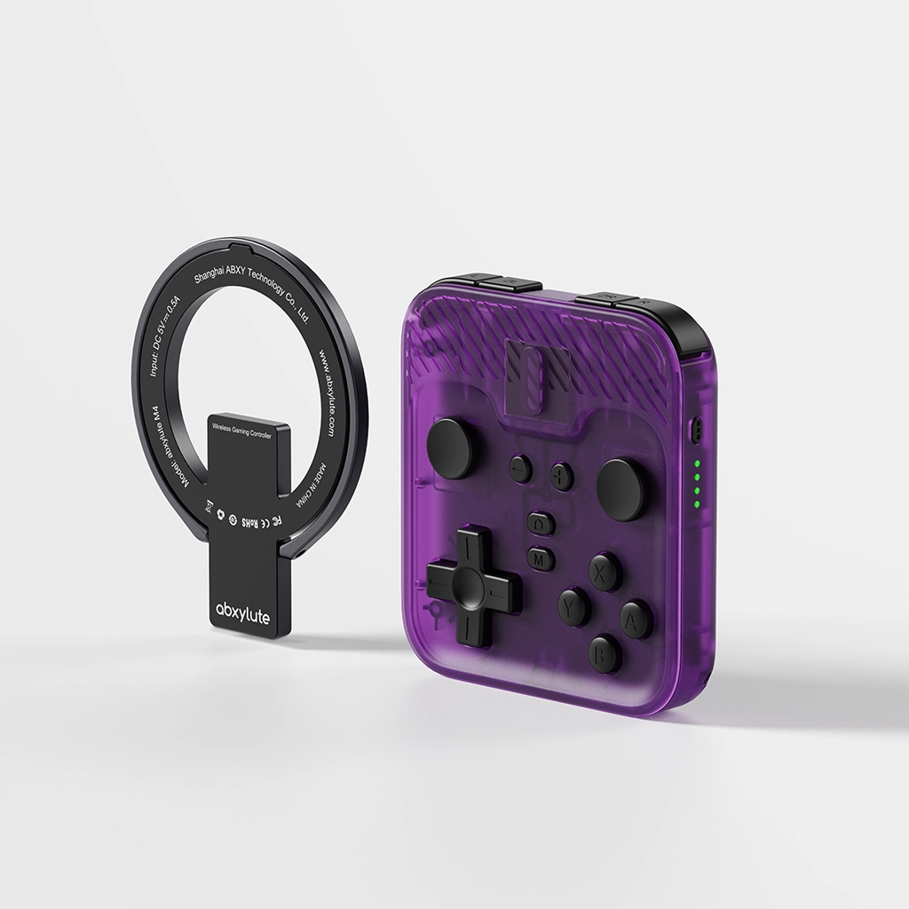 Abxylute M4 Snap-On Mobile Controller - Purple
