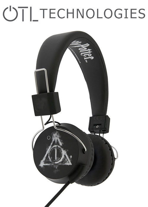 OTL Harry Potter Smokey Deathly Hallows Tween Headphone
