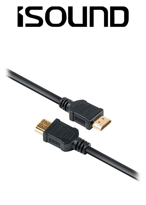 ISOUND HIGH SPEED HDMI CABLE - BLACK