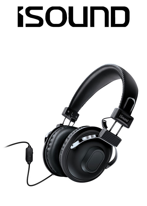 ISOUND HM-260 HEADPHONE - BLACK
