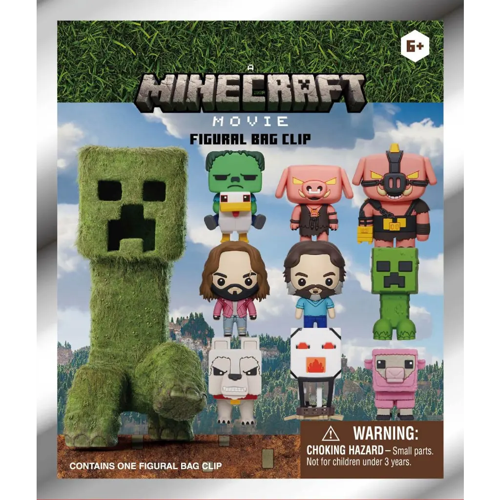 Monogram Minecraft Movie 3D Foam Bag Random Clip Series 1