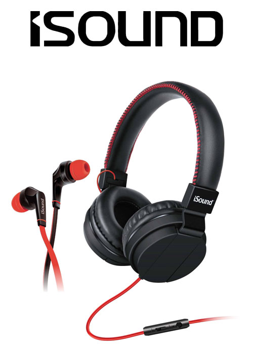 ISOUND AUDIO PRO - BLACK/RED