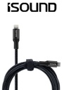 ISOUND 6FT(1.8M) DuraPower USB-C TO LIGHTNING CABLE REINFORCED WITH KEVLAR