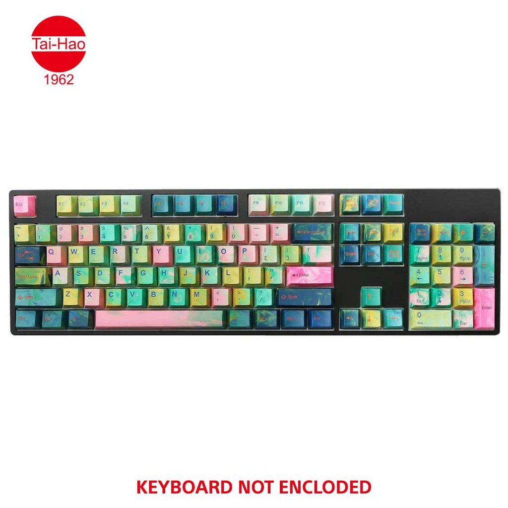 Tai-Hao 121-Keys ABS-Keyset Cubic - Avatar Pink