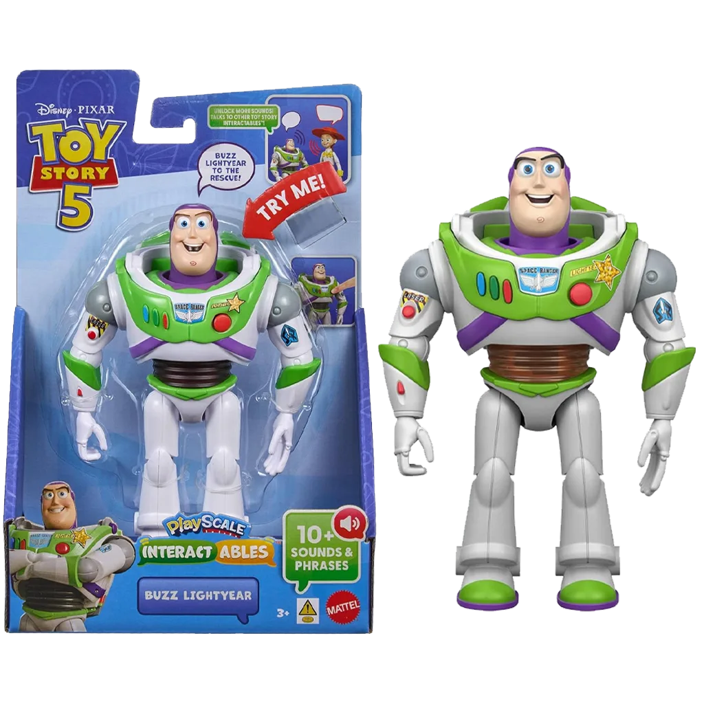Mattel Toy Story 5 - Buzz Lightyear Playscale Feature Figure