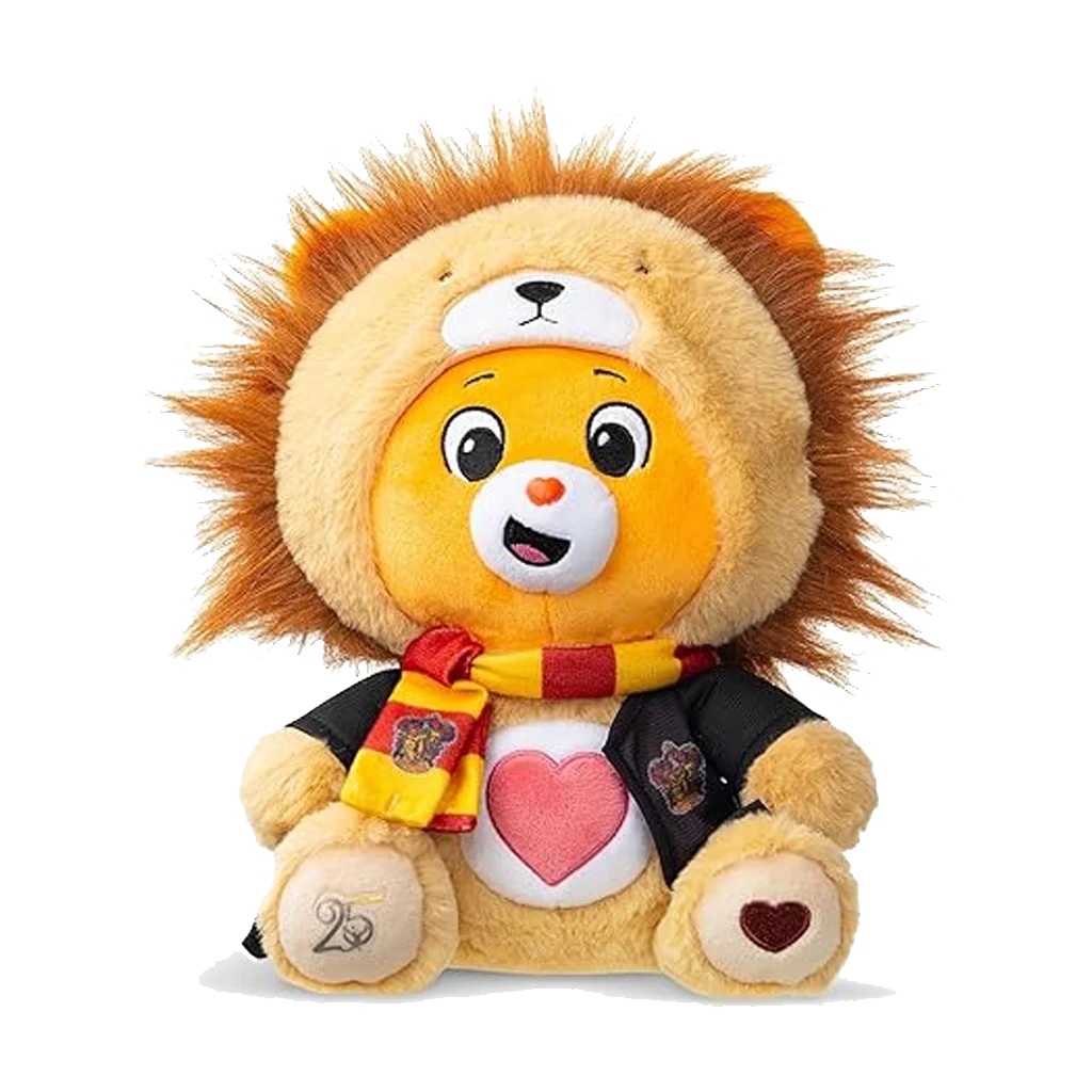 Care Bears x Harry Potter Magic Hoodie Mascot Tenderheart Bear x Gryffindor Plush