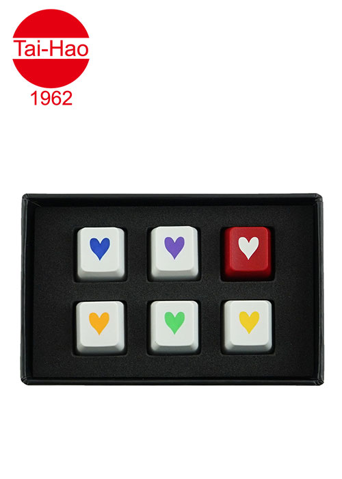 Tai-Hao 6-Keys ABS Heart Set - Red