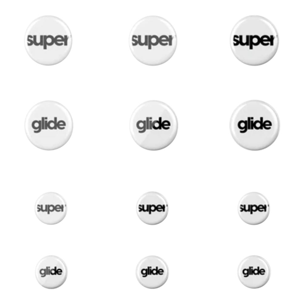 Pulsar Superglide (Type-C) Universal Dot Skates 6mm + 9mm (12pcs)