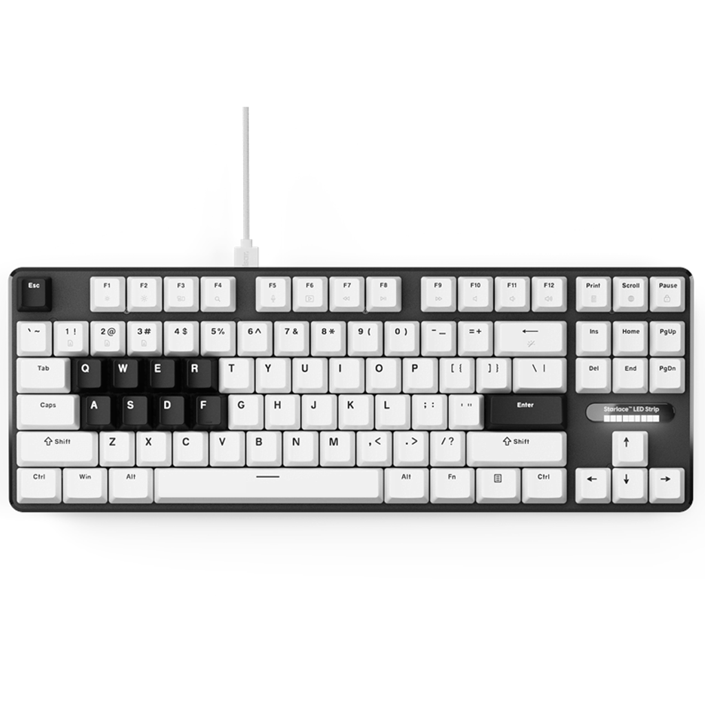 Pulsar PCMK 3 HE TKL 87Key Gaming Keyboard White ANSI