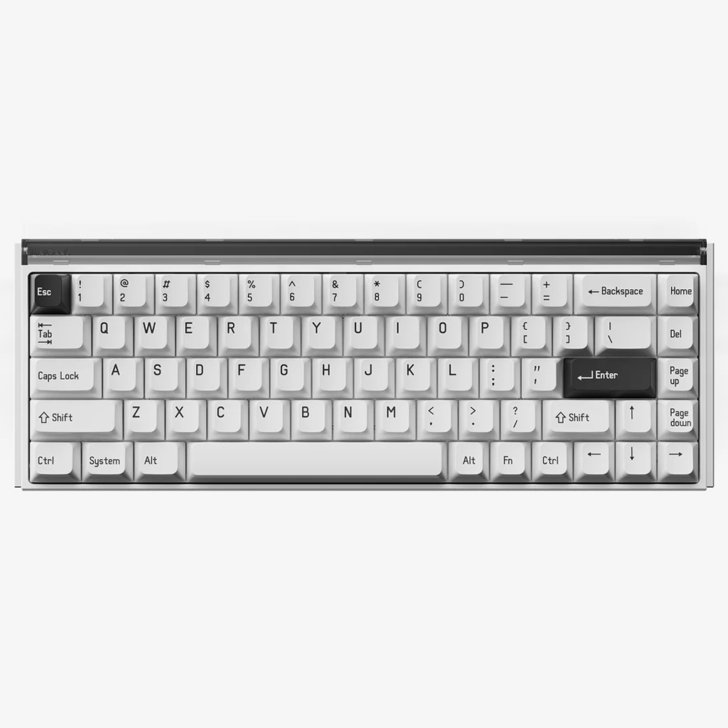 MelGeek Made68 UltraV2 Classic White Gaming Keyboard