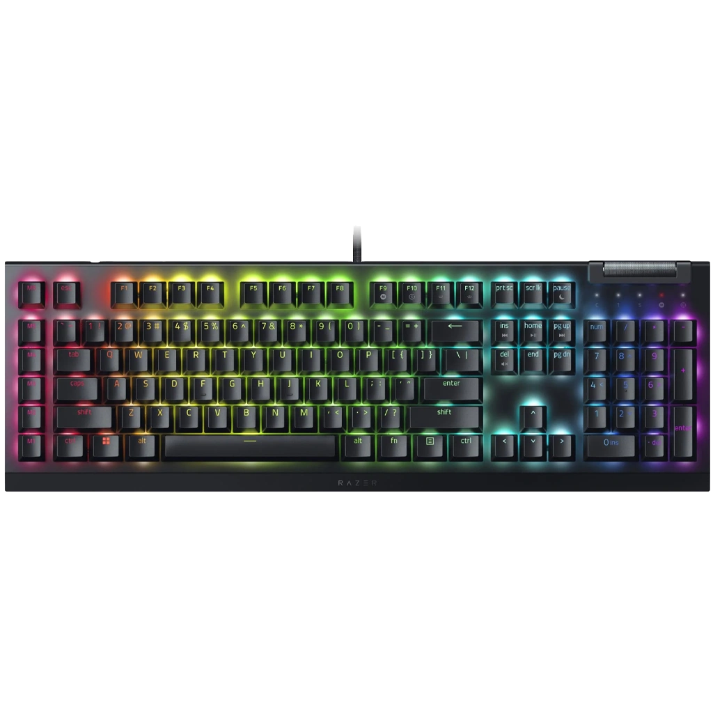 Razer BlackWidow V4 X Wired Mechanical Gaming Keyboard US Layout Green Switches