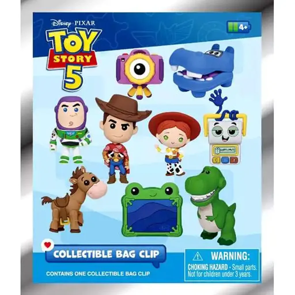 Monogram Toy Story 5 Movie 3D Foam Bag Clip Series 1