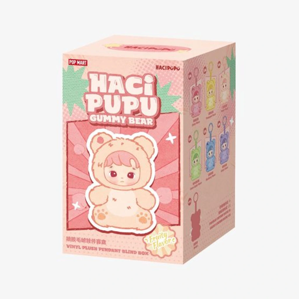 Pop Mart Hacipupu Gummy Bear Series-Vinyl Pendant Random Plush