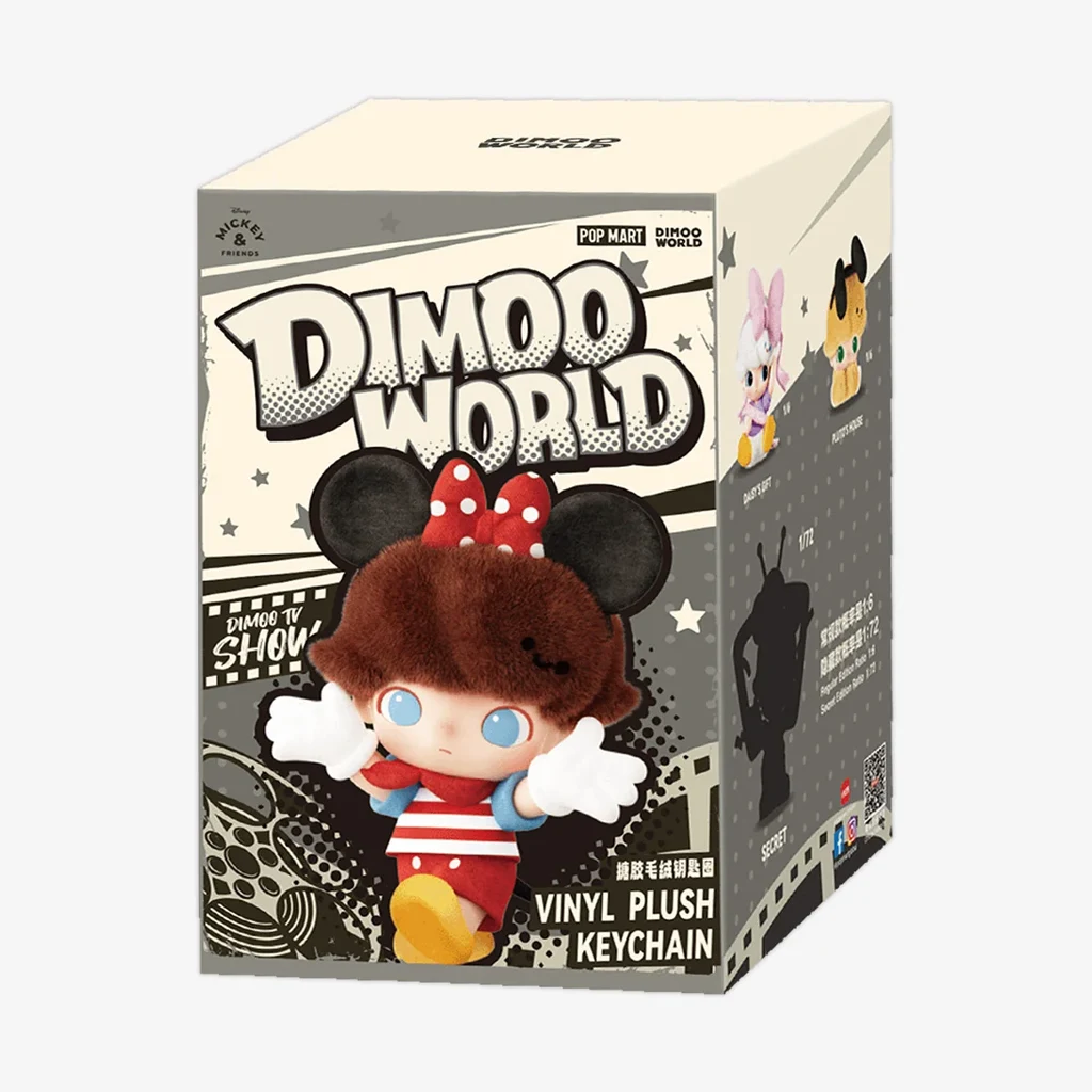 Pop Mart Dimoo World × Disney Series-Vinyl Random Keychain Plush