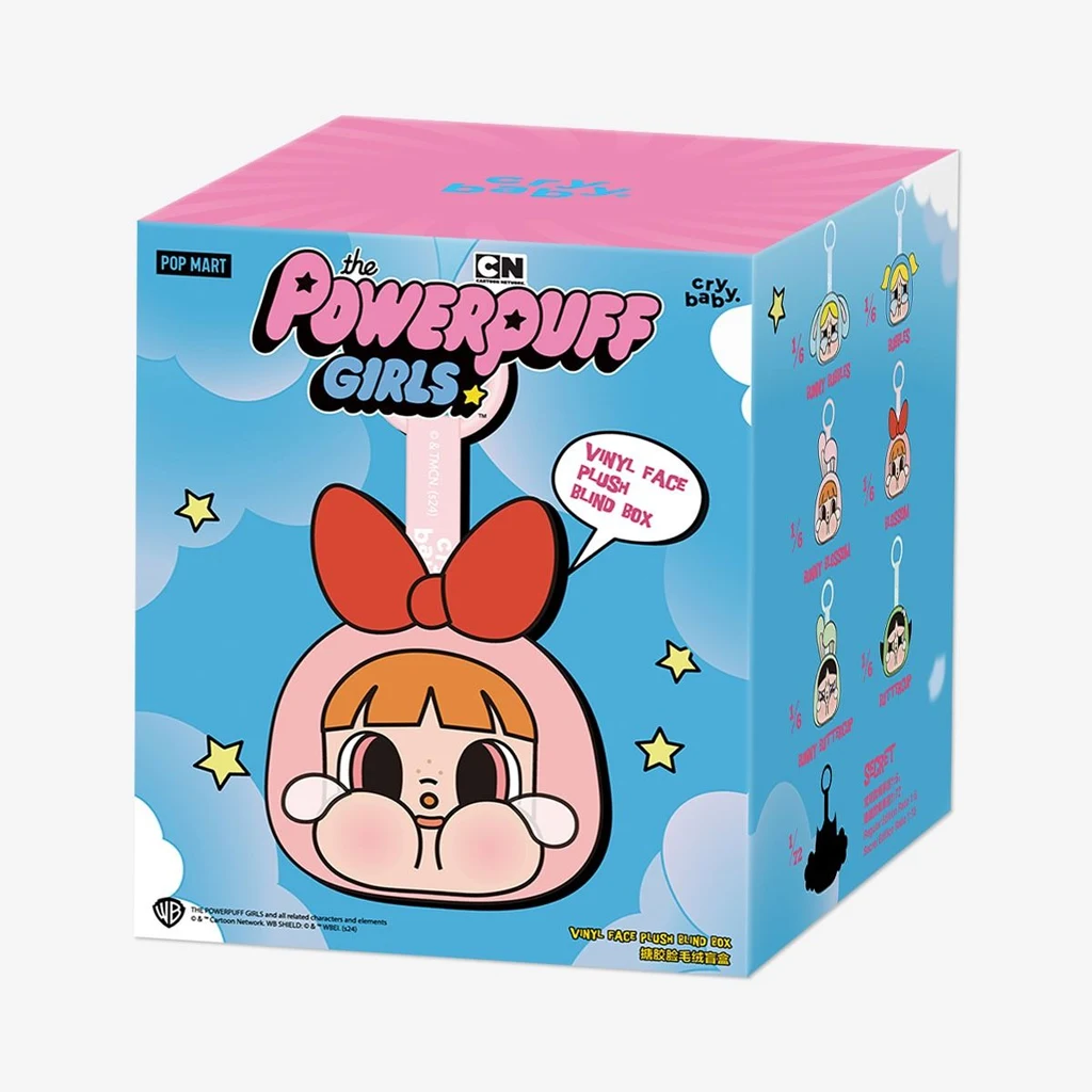 Pop Mart Crybaby × Powerpuff Girls Series-Vinyl Face Random Plush