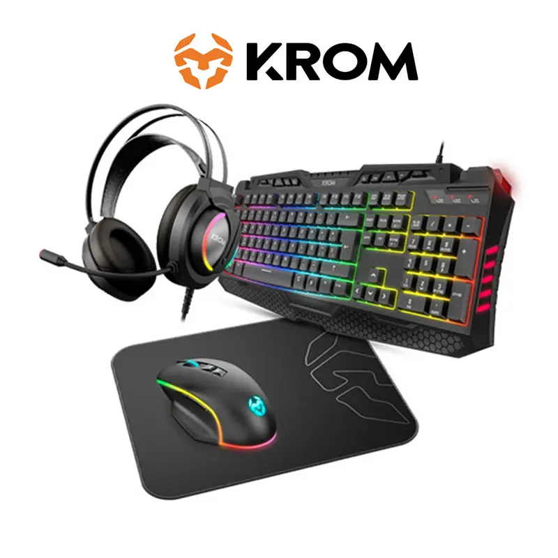 KROM KRITIC RGB Colorful Gaming Kit