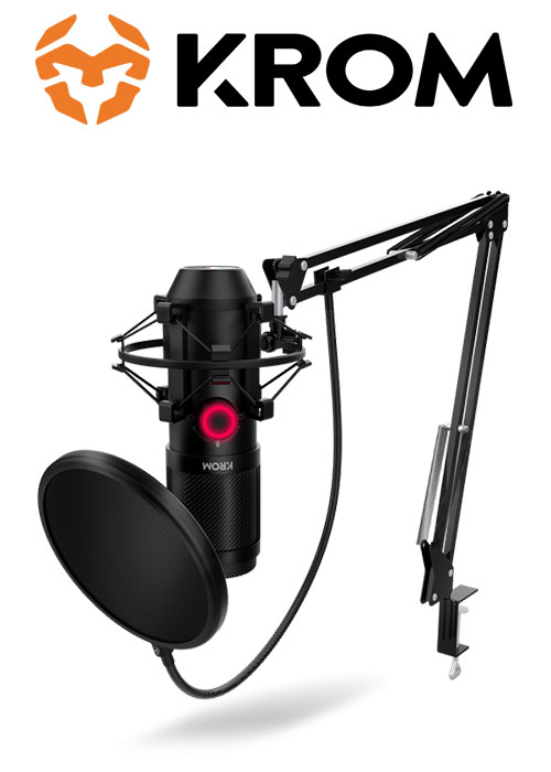KROM KAPSULE HQ Streaming Microphone Kit
