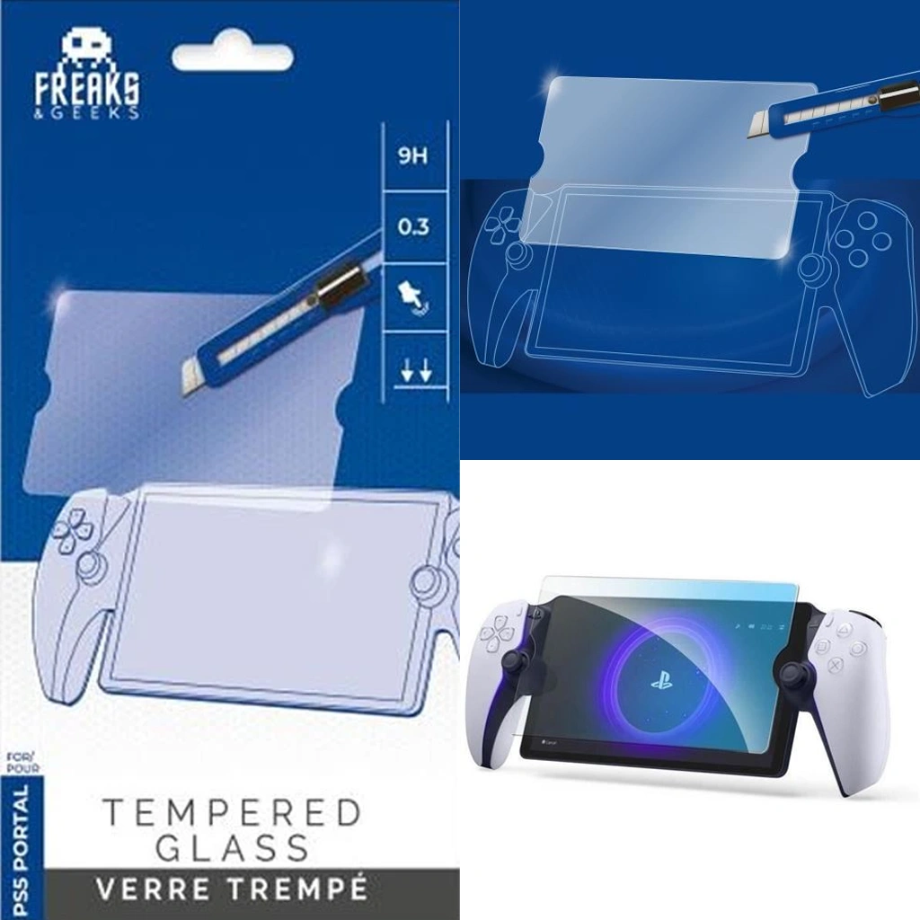 Freaks and Geeks PS5 Portal - Clear Tempered Glass