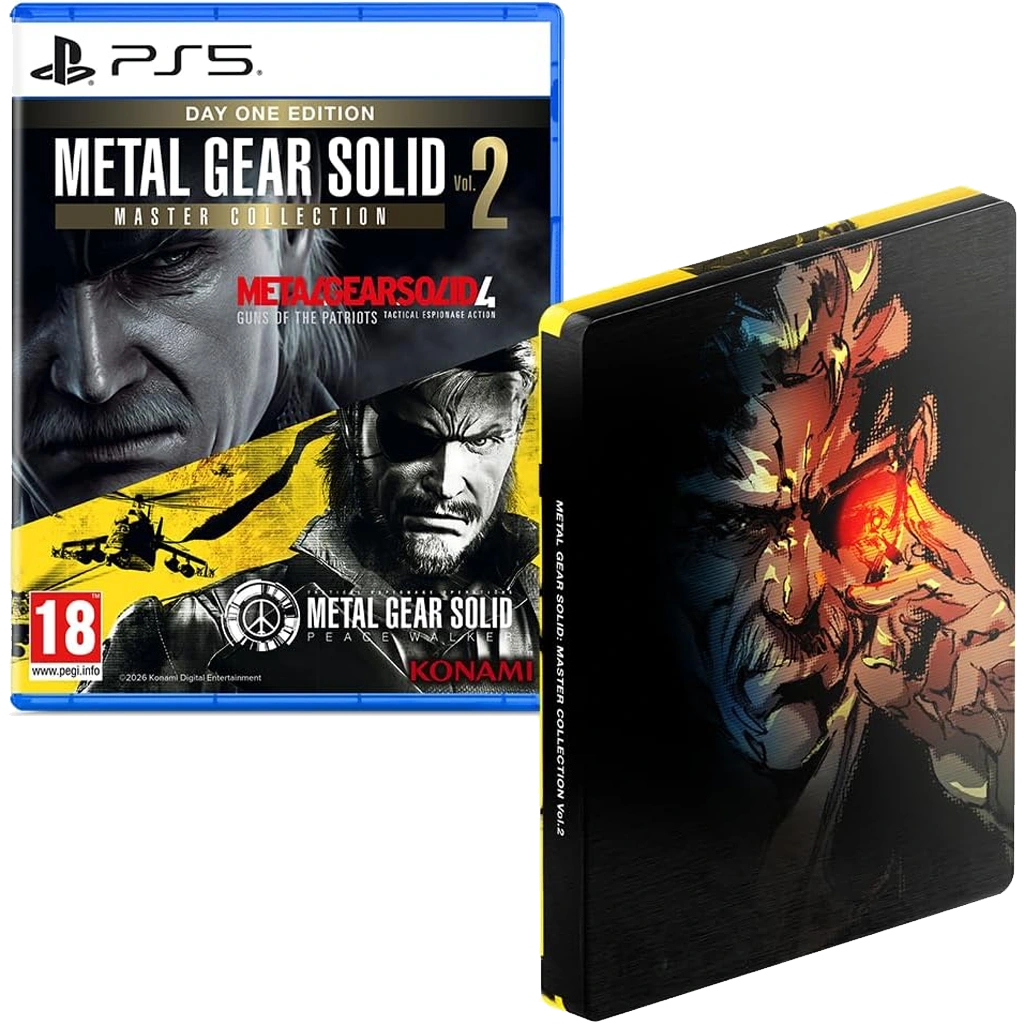 PS5 Metal Gear Solid 2 Master Collection Day One Edition With Steelbook R2