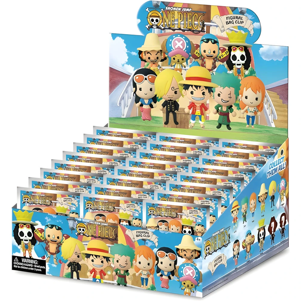 Monogram One Piece 3D Foam Bag Clip, Series 1