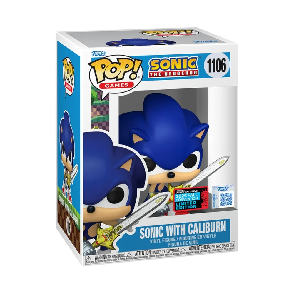 Funko Pop! Games: Sonic - Sonic w/ Sword (NYCC'25) 