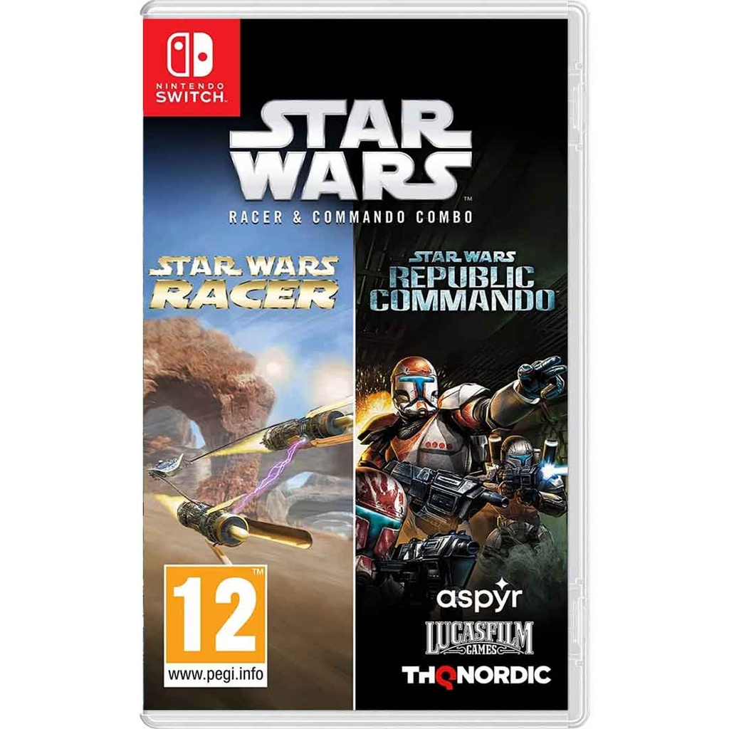 NS Star Wars Racer And Commando Combo PAL
