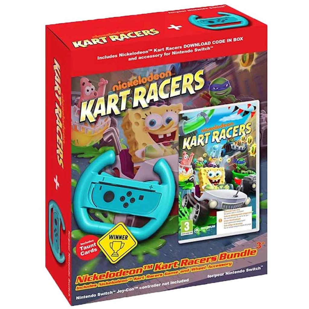 NS Nickelodeon Kart Racers - Wheel Bundle PAL (Game Code)
