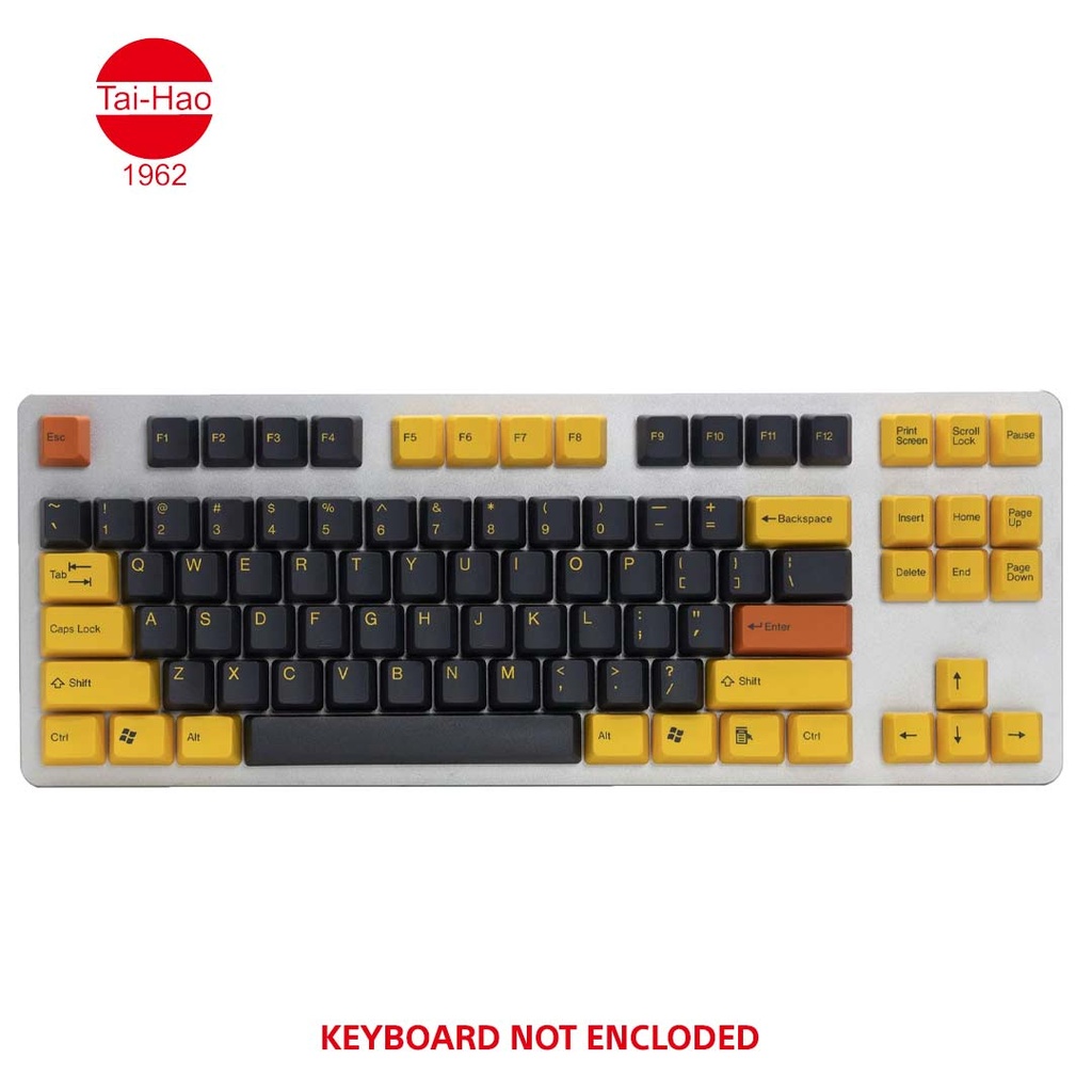 Tai-Hao 104-Keys ABS Double Shot -Keycap Set - Yellow Submarine