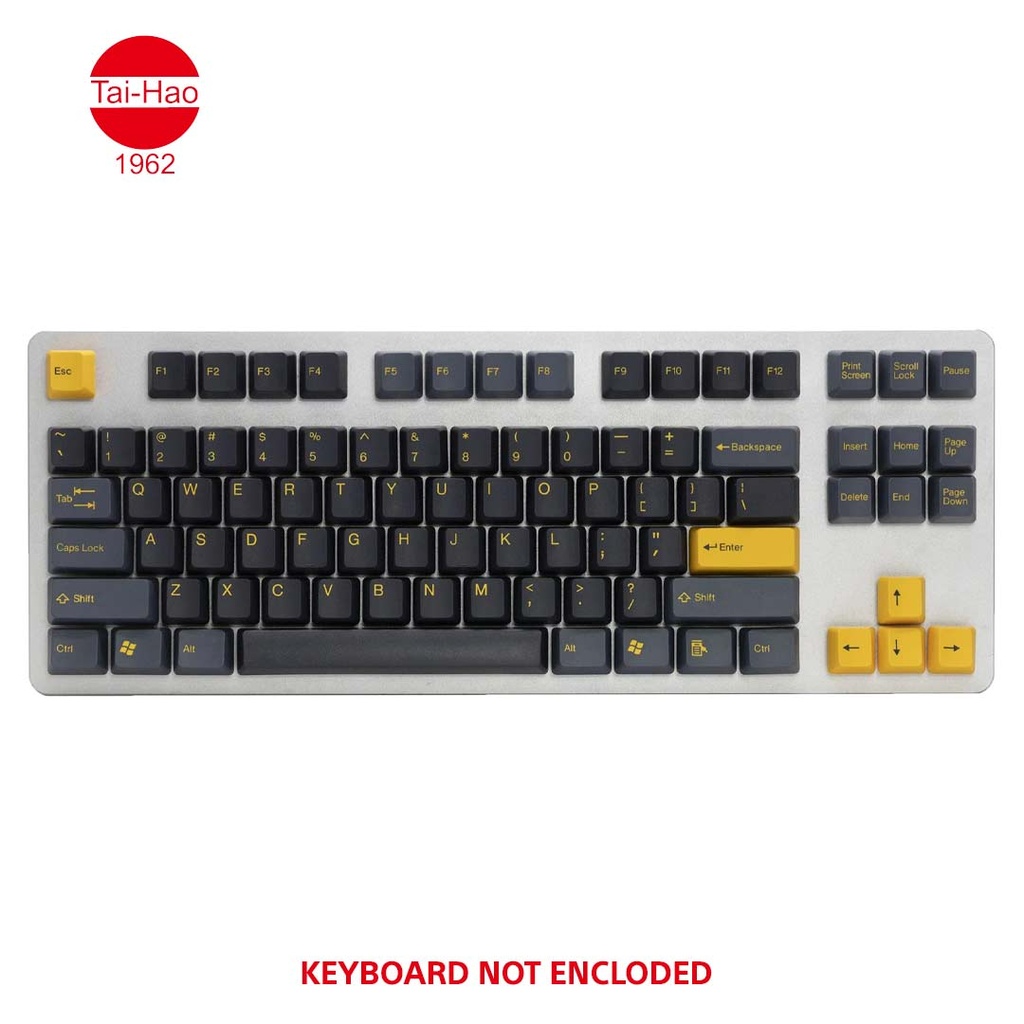 Tai-Hao 116-Keys ABS Double Shot -Keycap Set - Batman