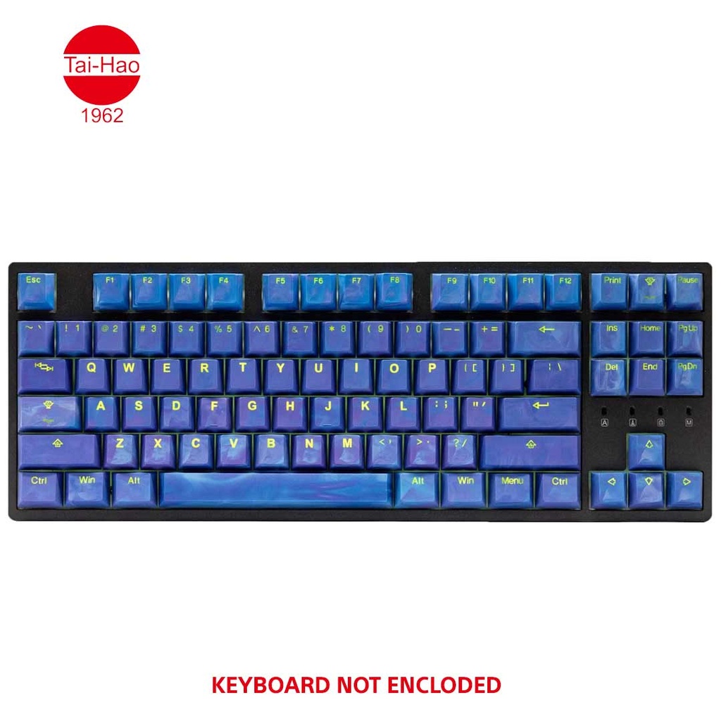 Tai-Hao 149-Keys ABS Double Shot Backlit Cubic-Keycap Set - Avatar Generation II - Purple