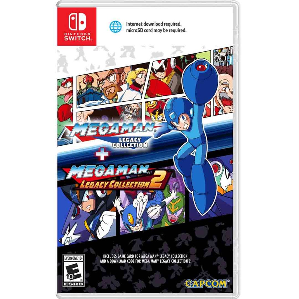 NS Mega Man Legacy Collection 1 + 2 NTSC