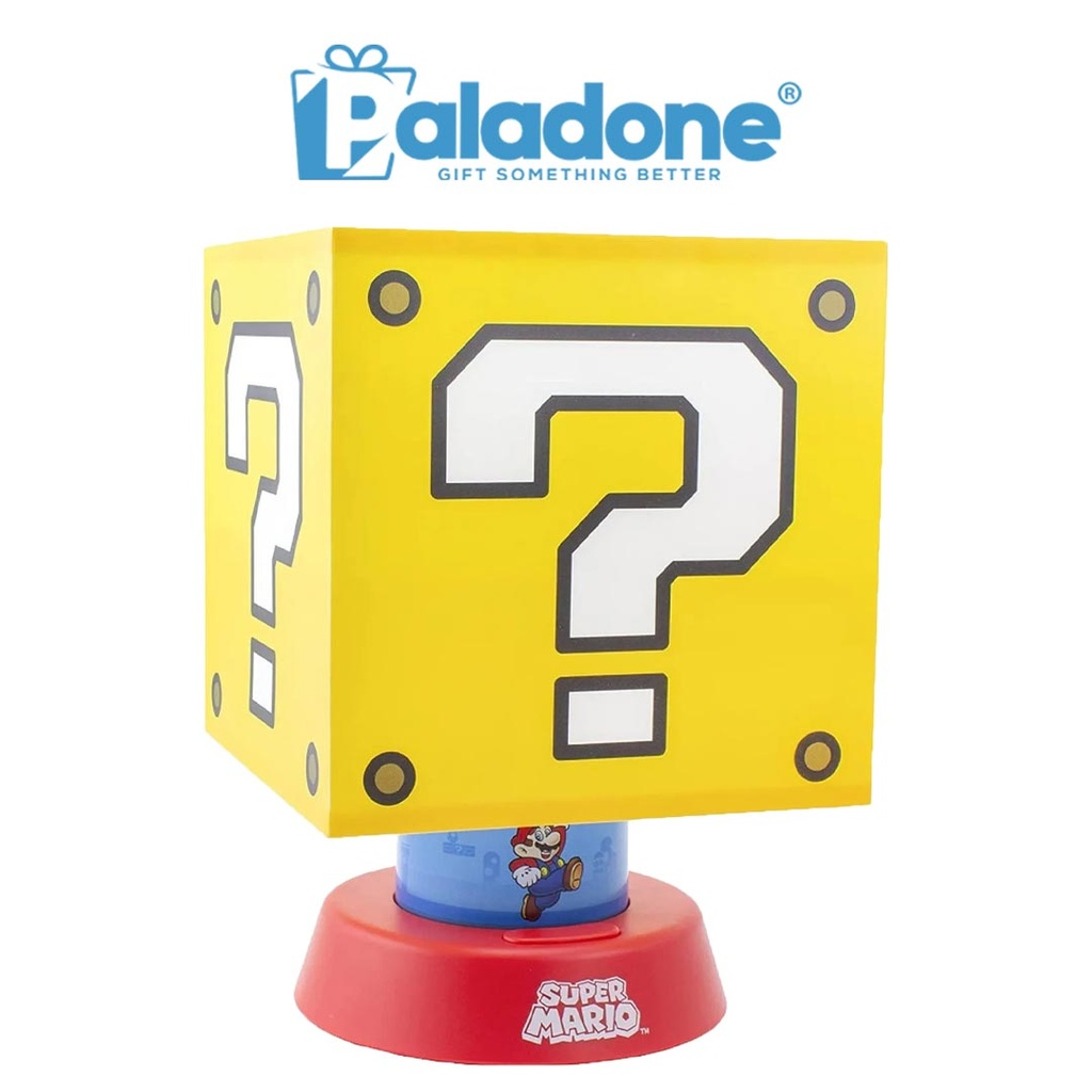 Paladone Super Mario Question Block Light with Mario Dangling