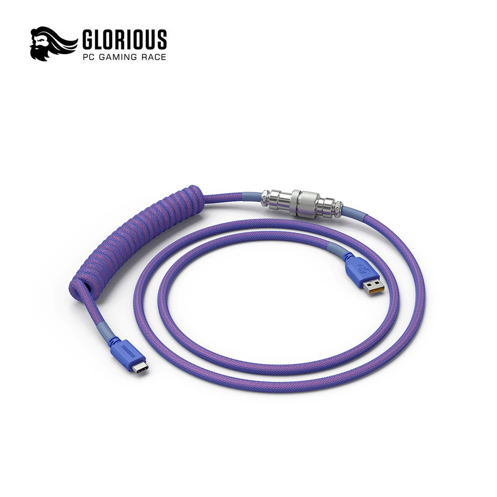 Glorious Coiled Keyboard Cable - Nebula