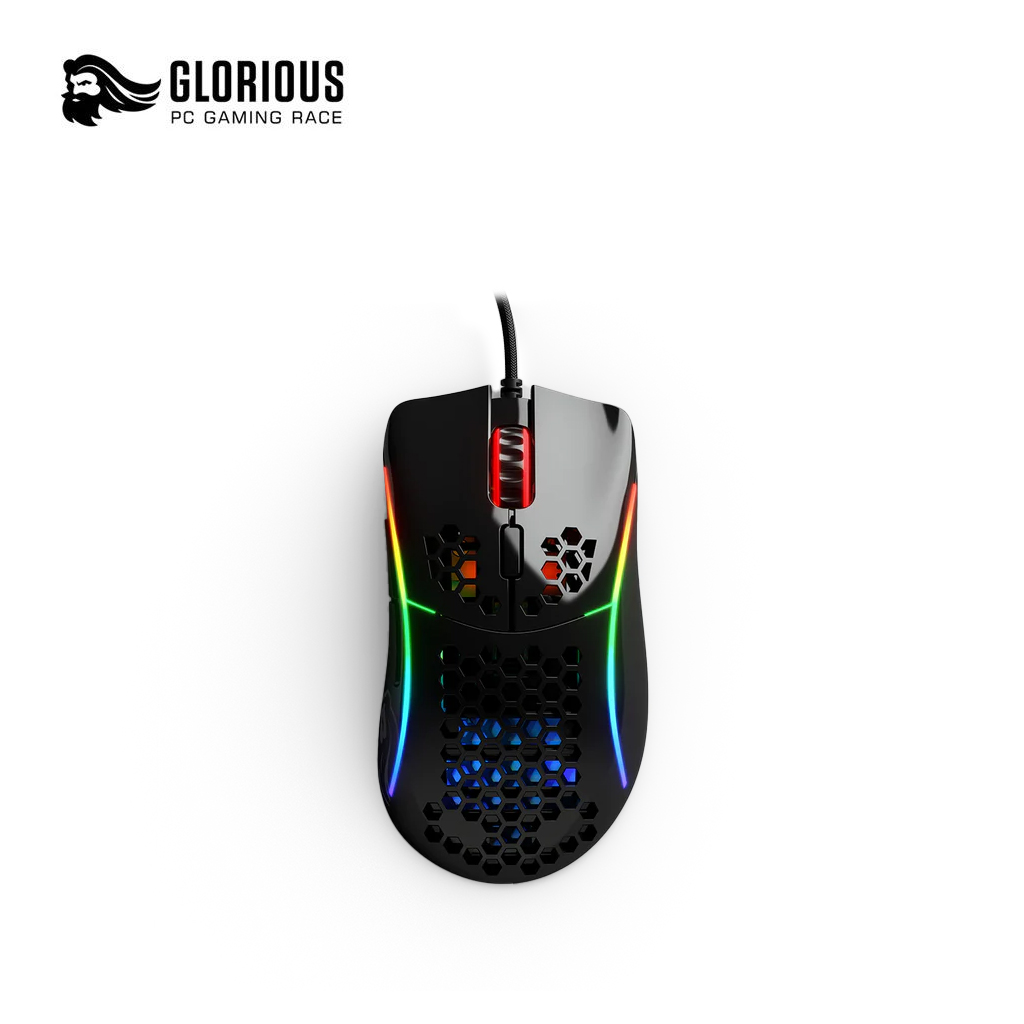 Glorious Model D- RGB Gaming Mouse - Glossy Black