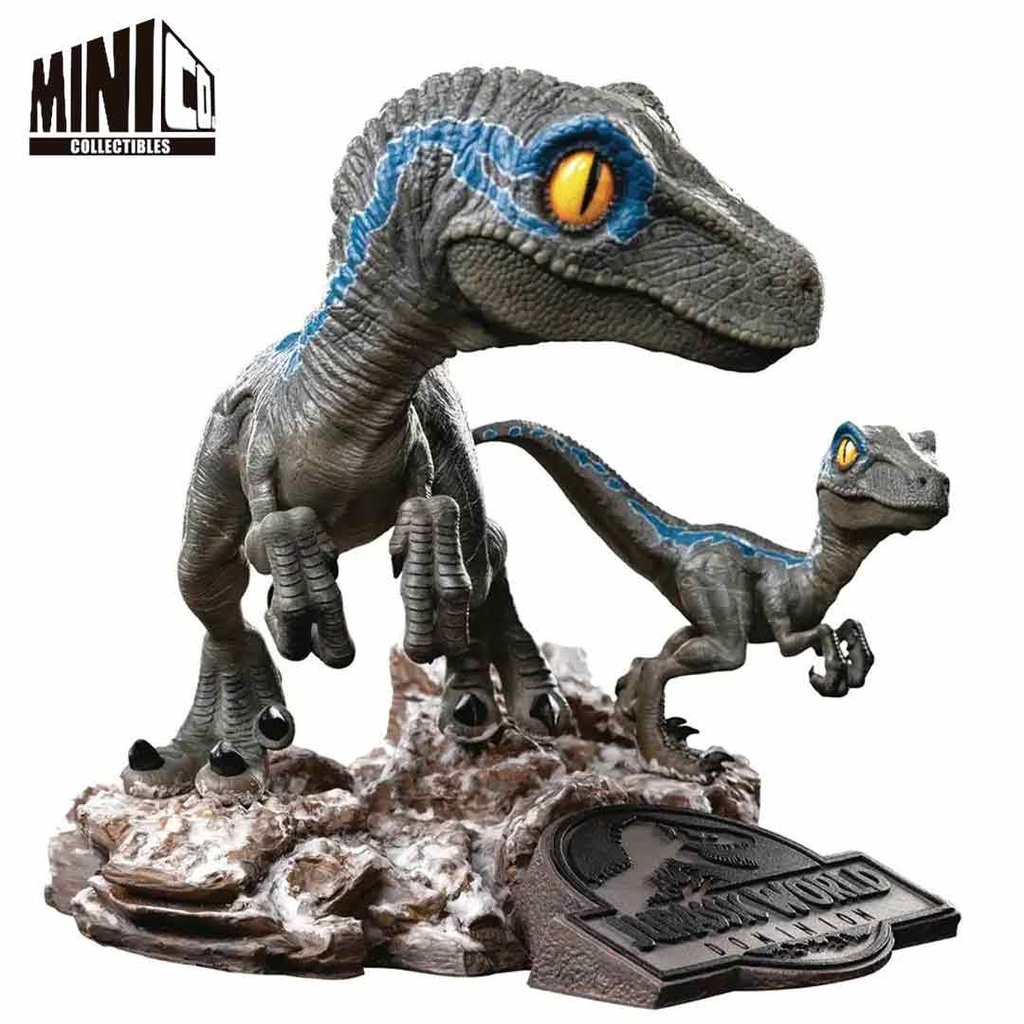Iron Studios Blue and Beta Jurassic World: Dominion - MiniCo