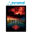 Pyramid - Stranger Things Mind Flayer (Wooden Frame)