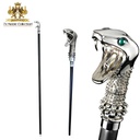 Noble Collection Walking Stick Harry Potter Lucius Malfoy Crystals Silver Plated