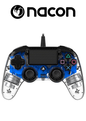 [203612] Nacon PS4 Wired Compact Controller Crystal Blue