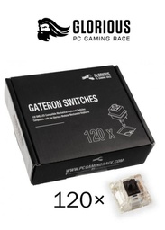 [204294] Glorious Gateron Switches 120X - Black