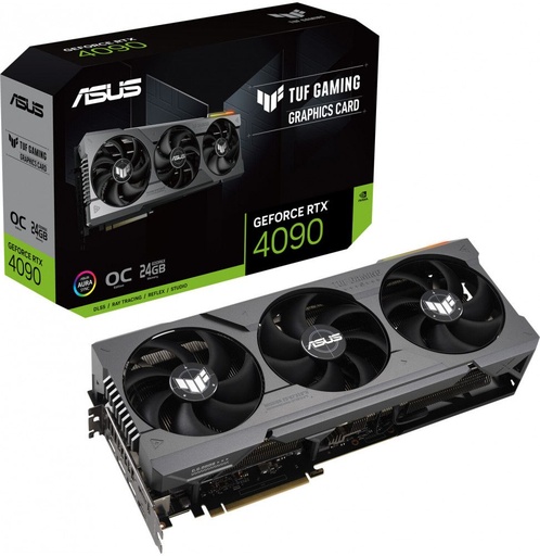 [692974] RTX 4090 OC NVIDIA GEFORCE ASUS TUF 24GB DLSS 3 Graphic Card - Black
